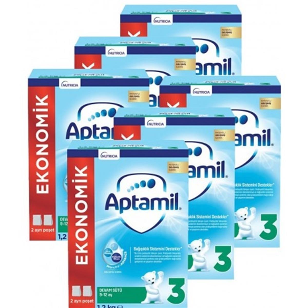 Aptamil 3 Devam Sütü 1200 gr 6 Adet - Minimoda