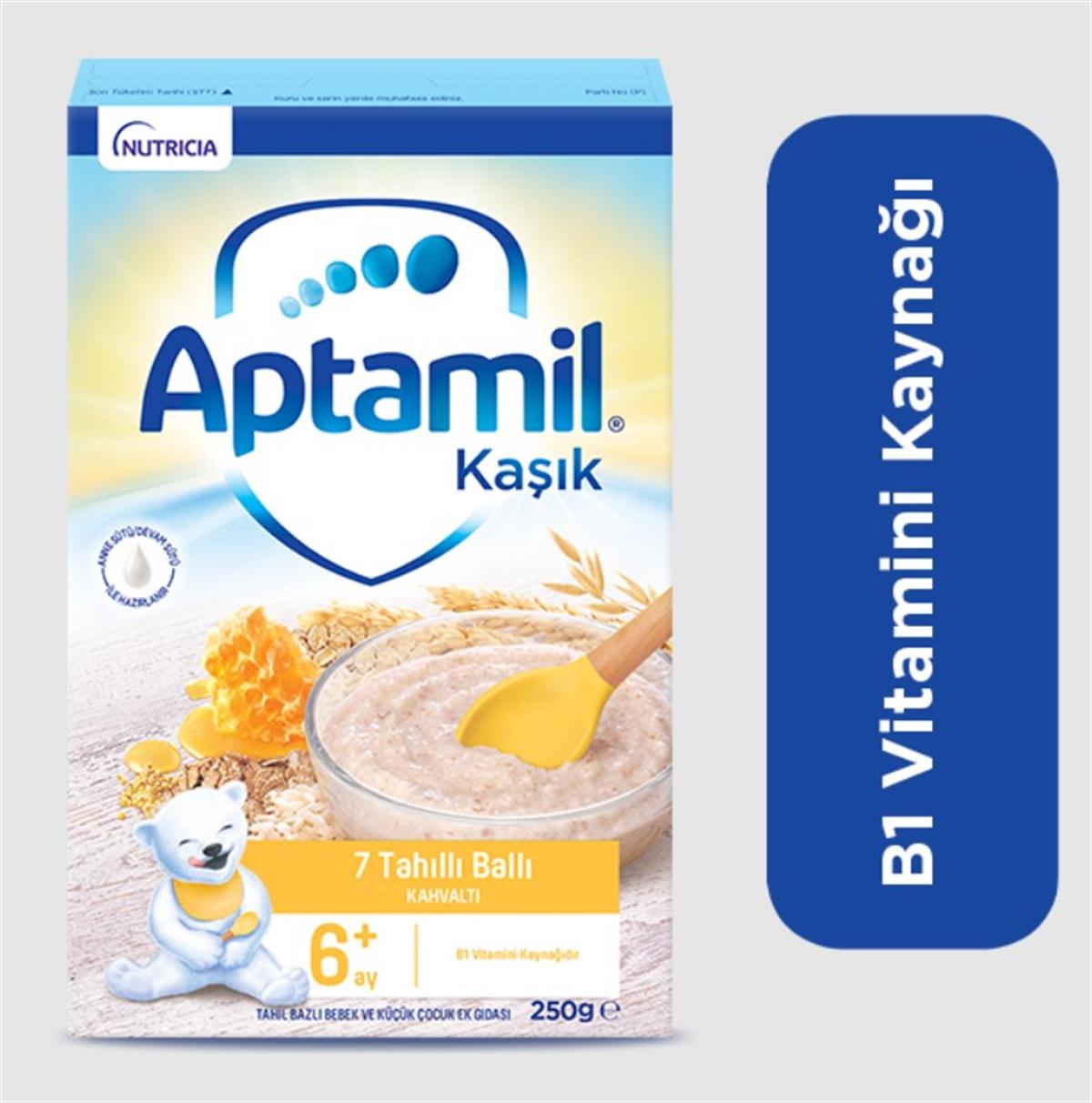 Aptamil 7 Tahıllı Ballı Kahvaltı Kaşık Maması - Minimoda