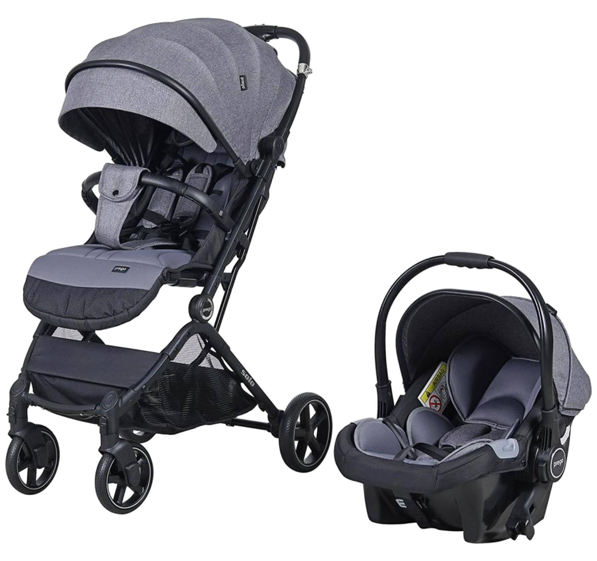 Prego Solo Travel Sistem Bebek Arabası Gri 2032 | Minimoda