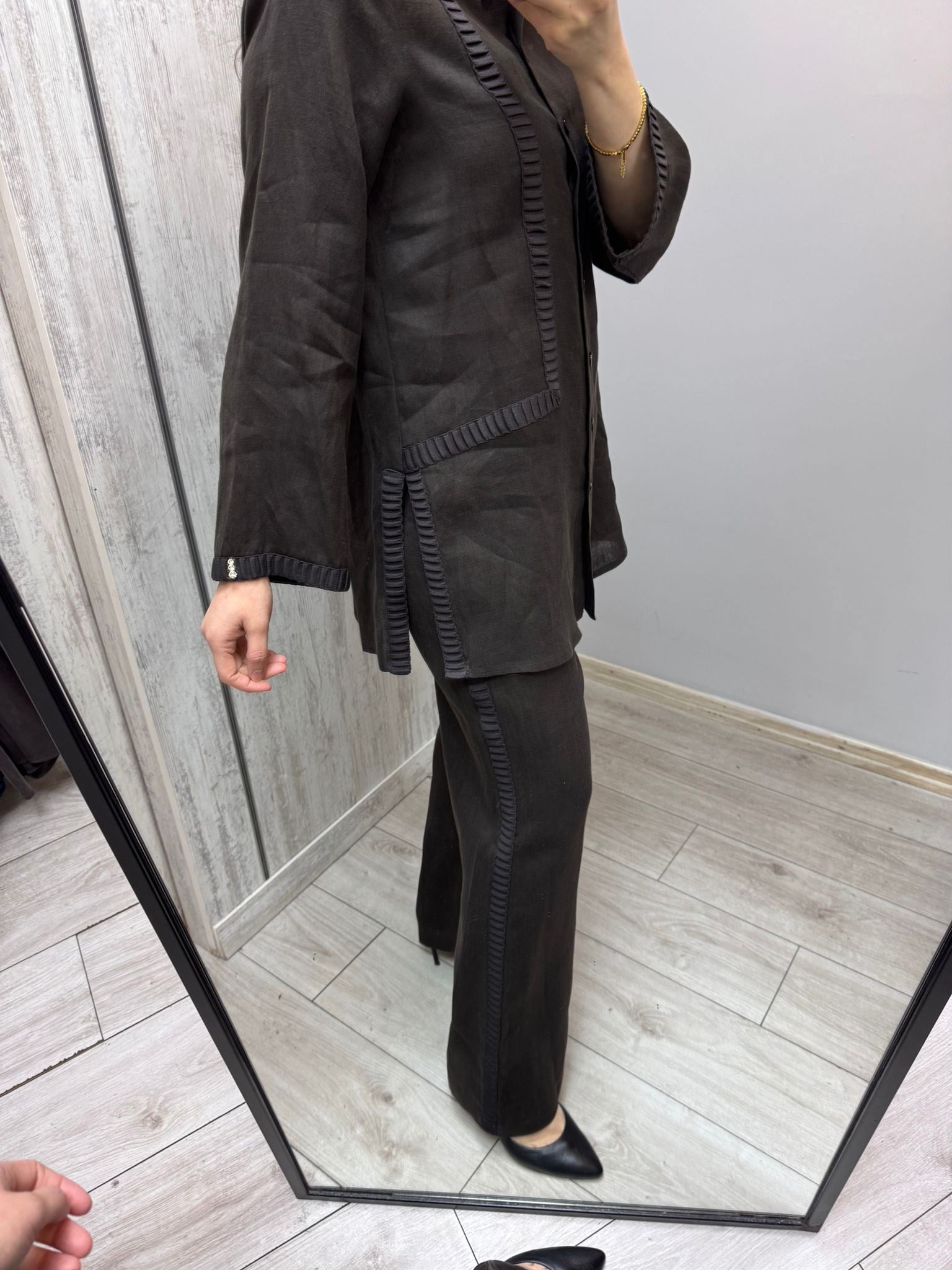 MİSSDALİDA 2267255 CACAO KETEN PANTOLON 