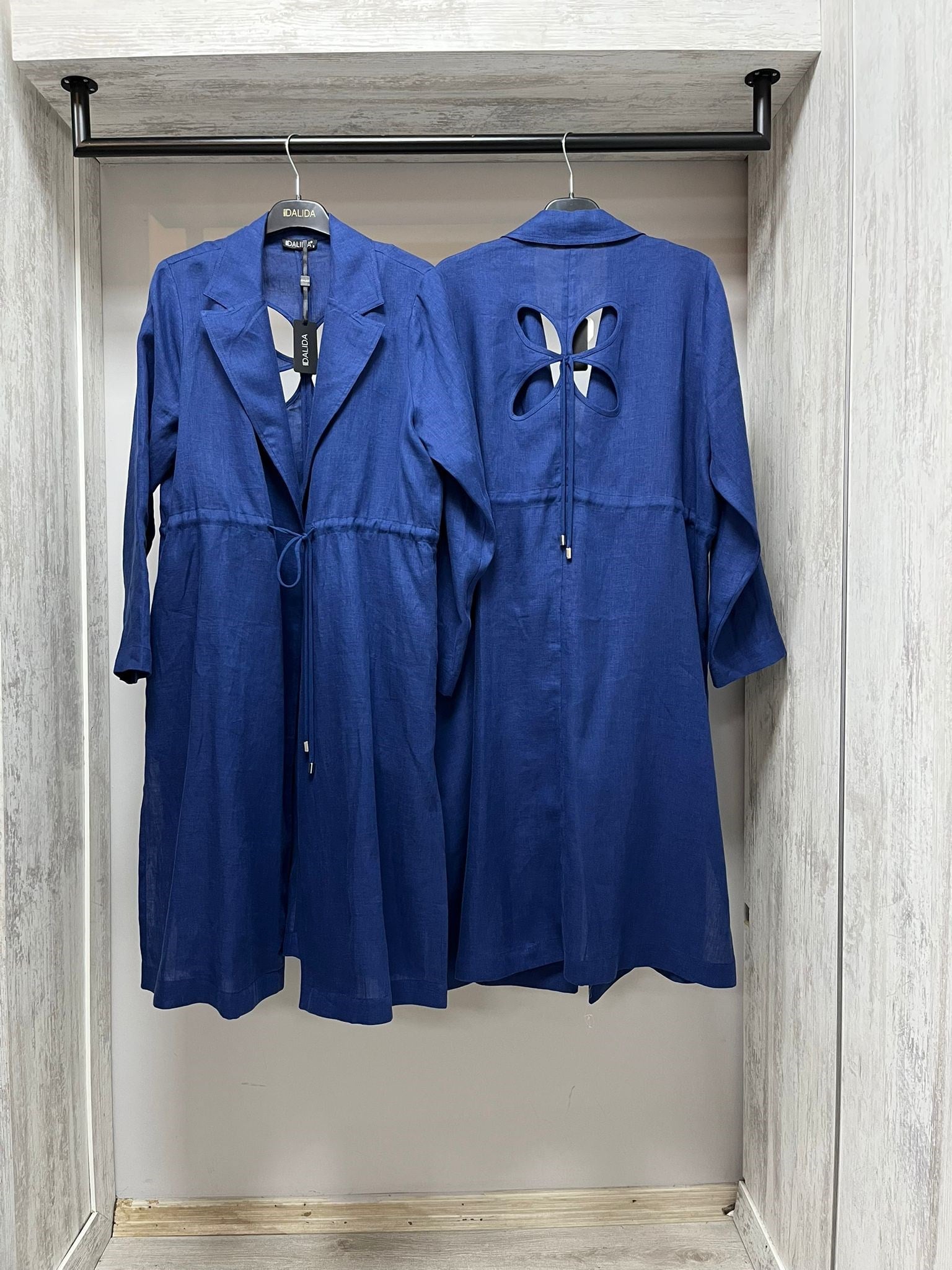 MİSSDALİDA 2268278 NAVY KETEN CEKET