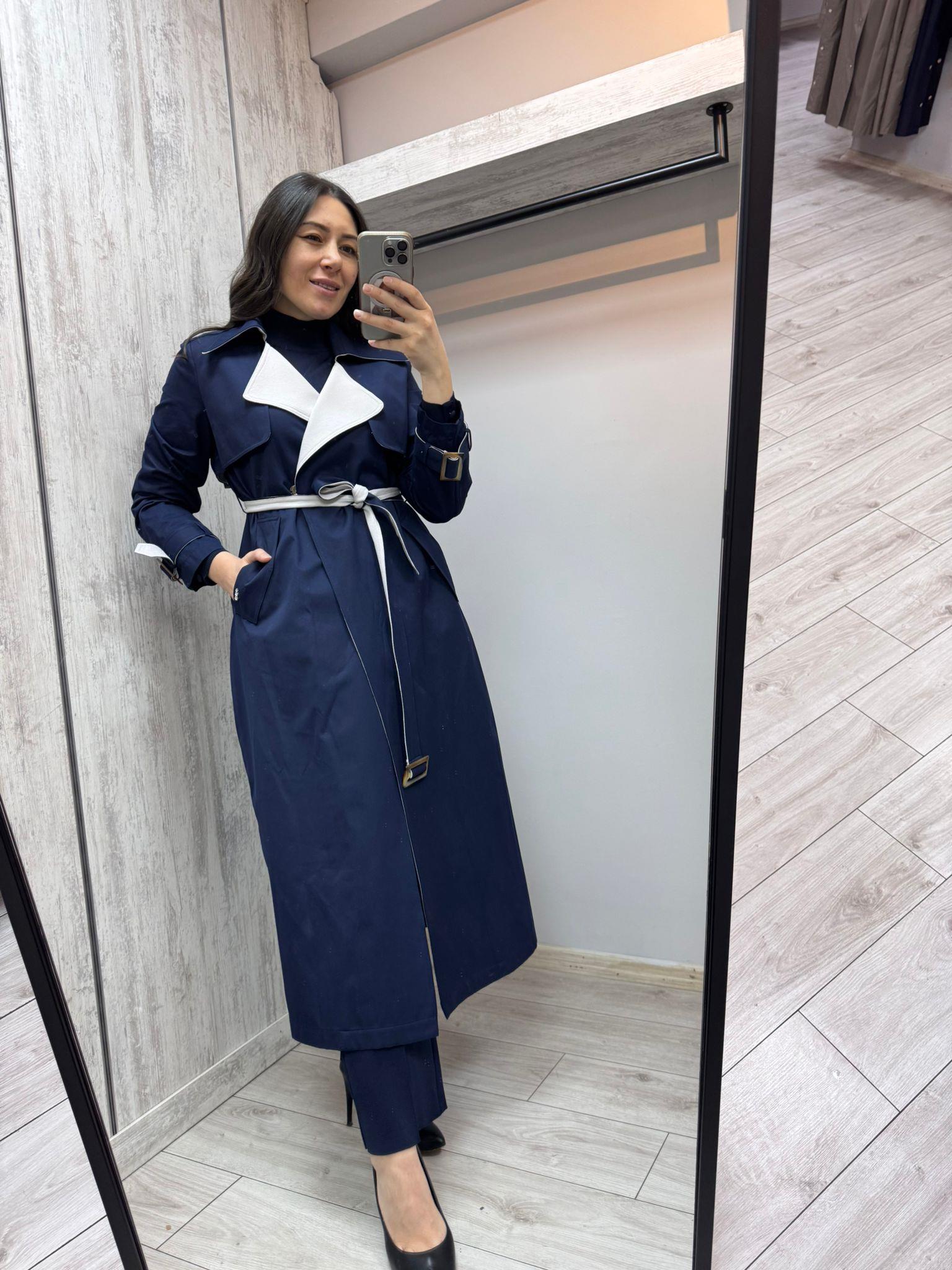 Missdalida 25PF-8011 Lacivert Trençkot