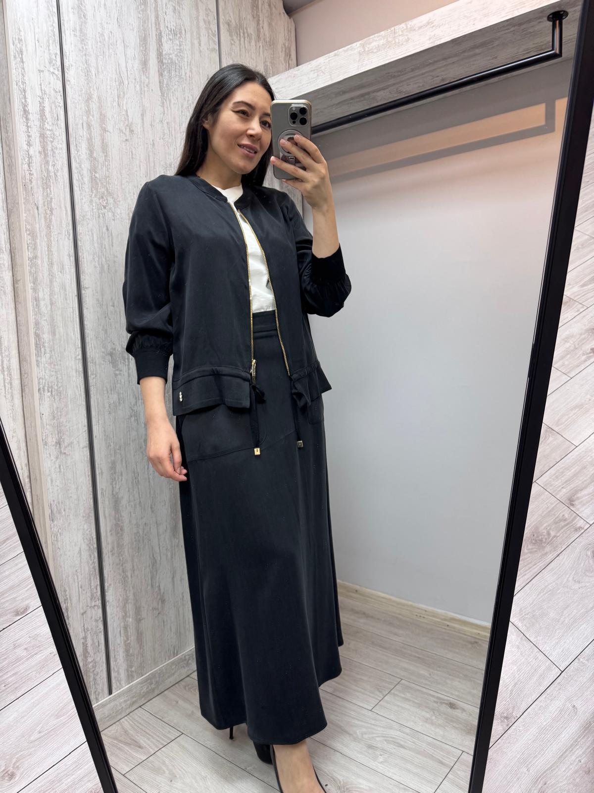 Missdalida 26K-2003 Black İpek Etek