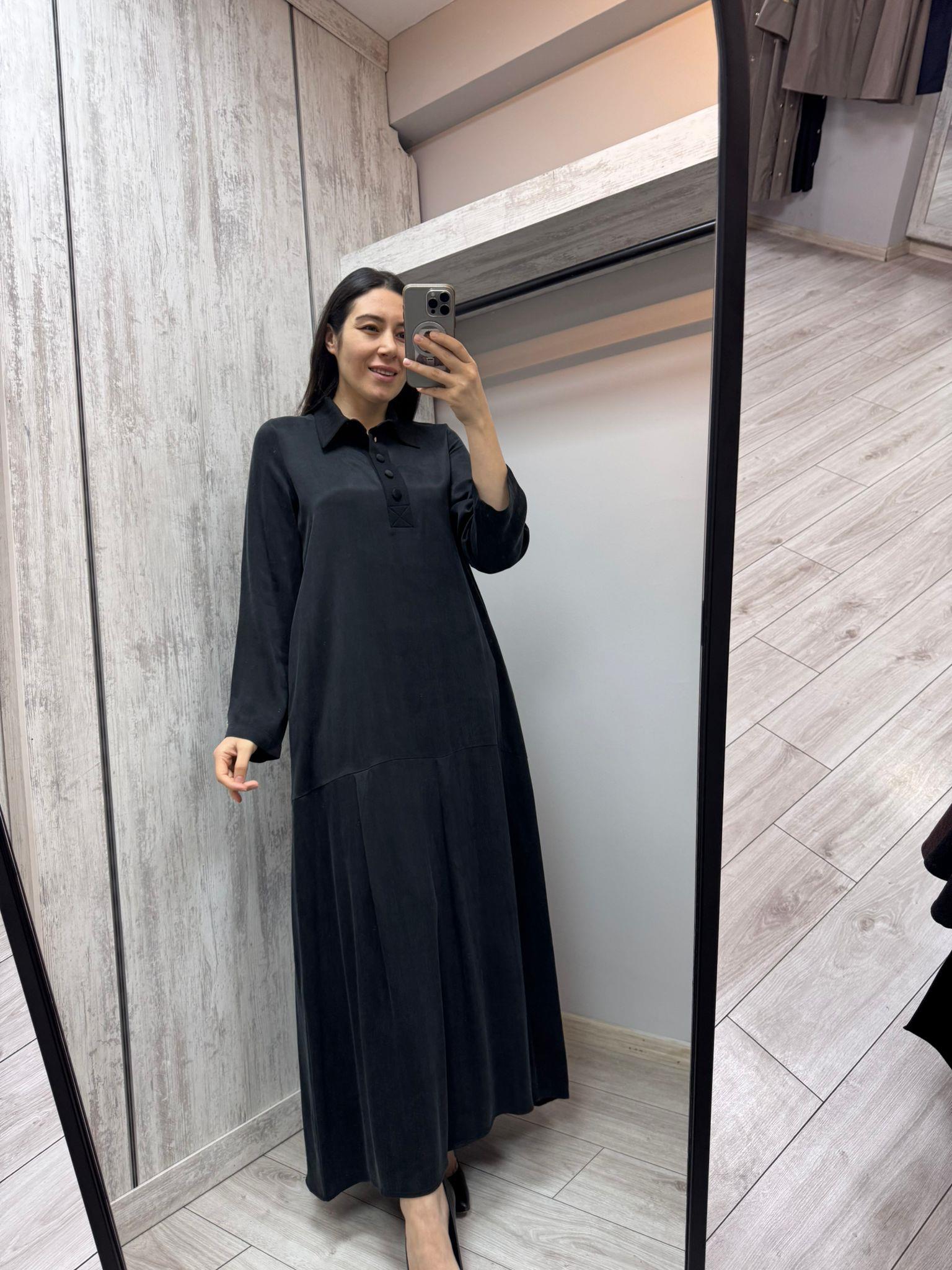 Missdalida 26K-4002 Black İpek Elbise