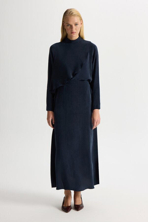 Missdalida 26Y- 2003 DARK NAVY A KESİM CUPRO ETEK