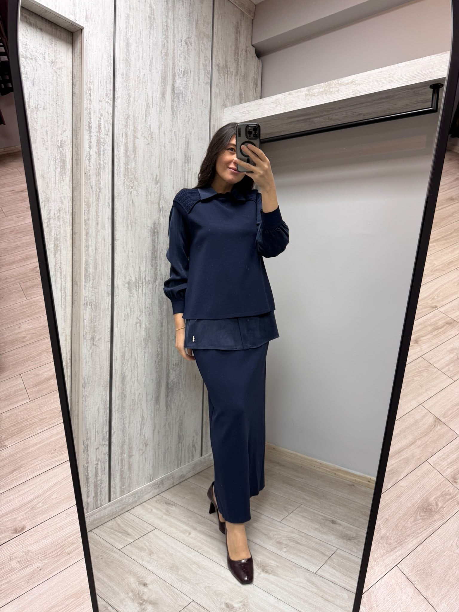MİSSDALİDA 3262006 NAVY MERSERİZE KALEM ETEK