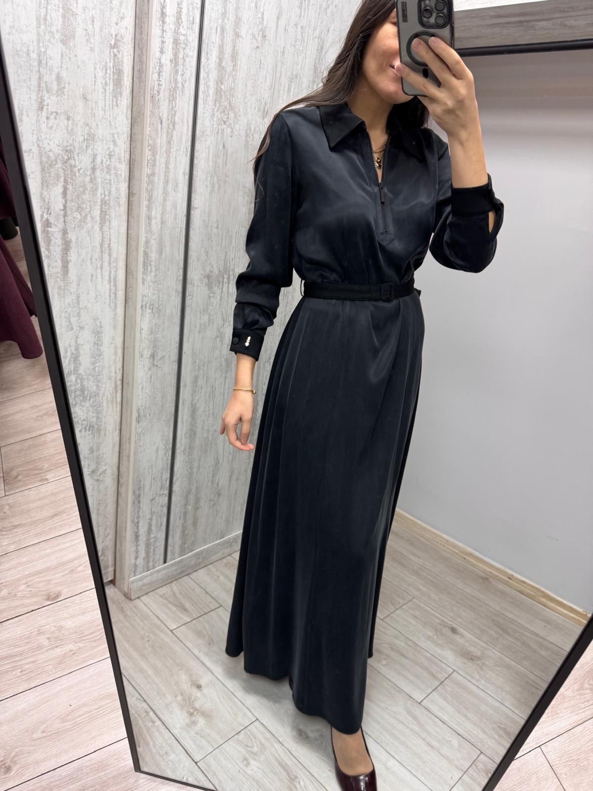 MİSSDALİDA 3264801 BLACK İPEK ELBİSE