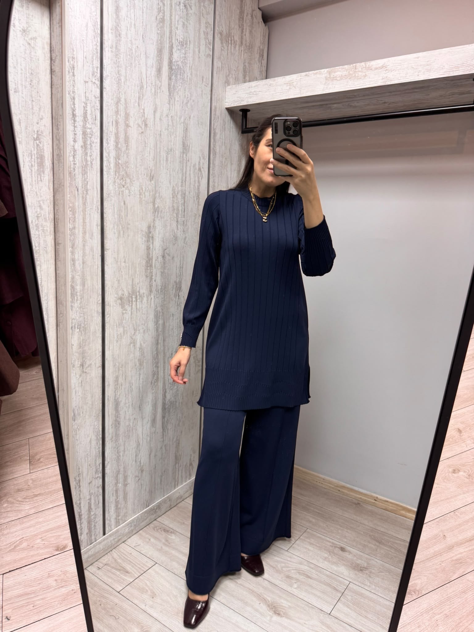 MİSSDALİDA 3266010 NAVY MERSERİZE TUNİK