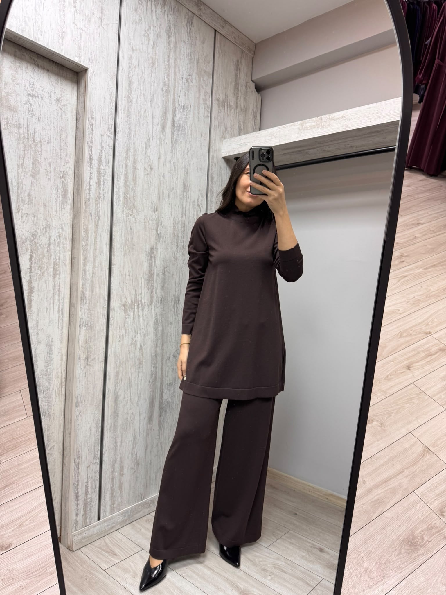 MİSSDALİDA 3266013 CACAO MERSERİZE TUNİK