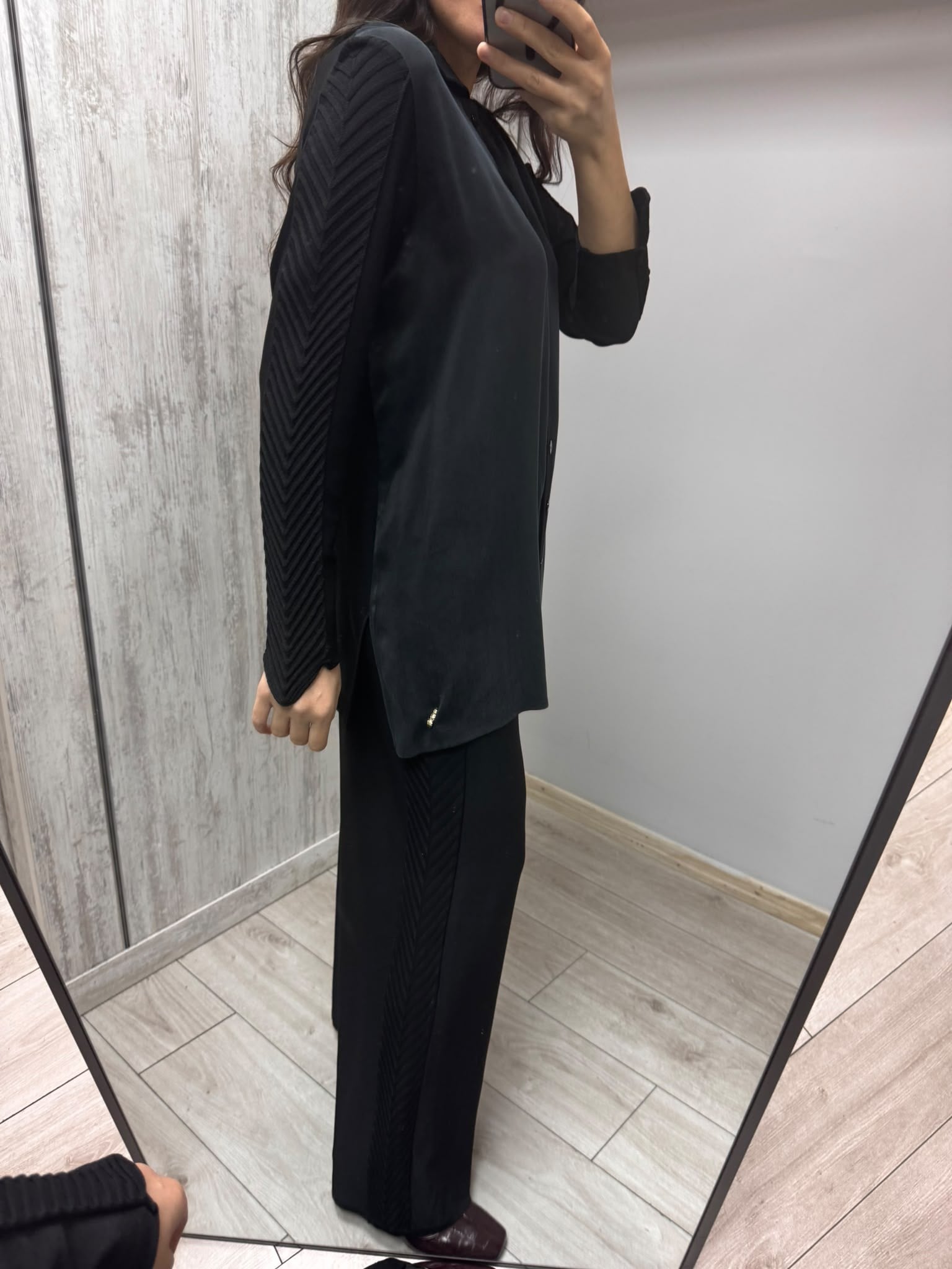 MİSSDALİDA 3267006 BLACK MERSERİZE PANTOLON