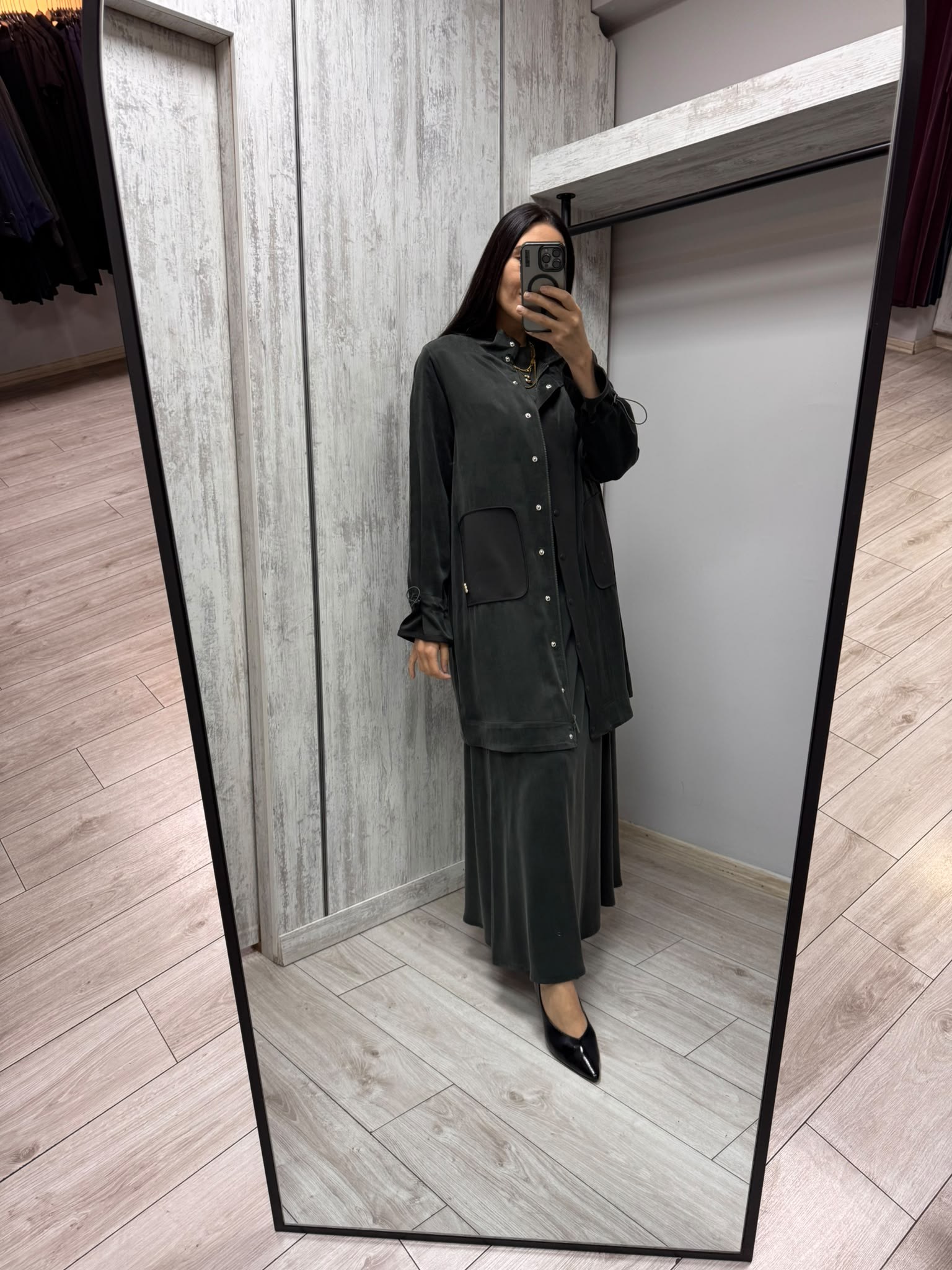 MİSSDALİDA 3268804 HAKİ İPEK CEKET