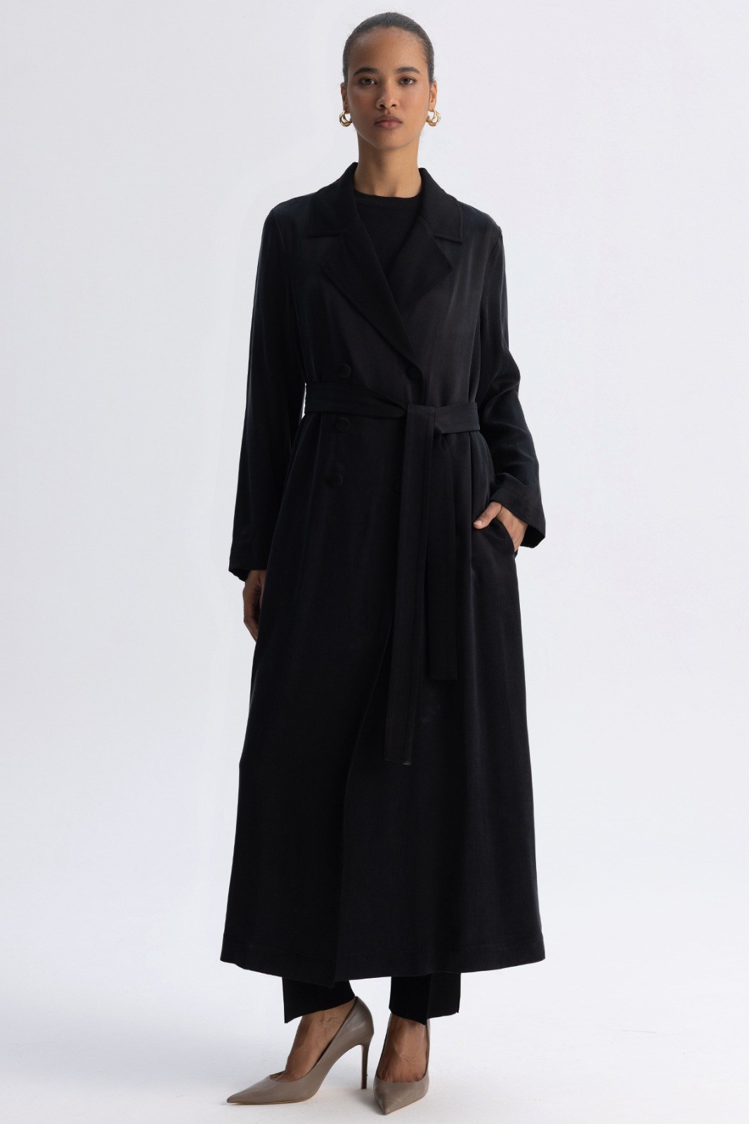 MİSSDALİDA 3268826 BLACK İPEK CEKET
