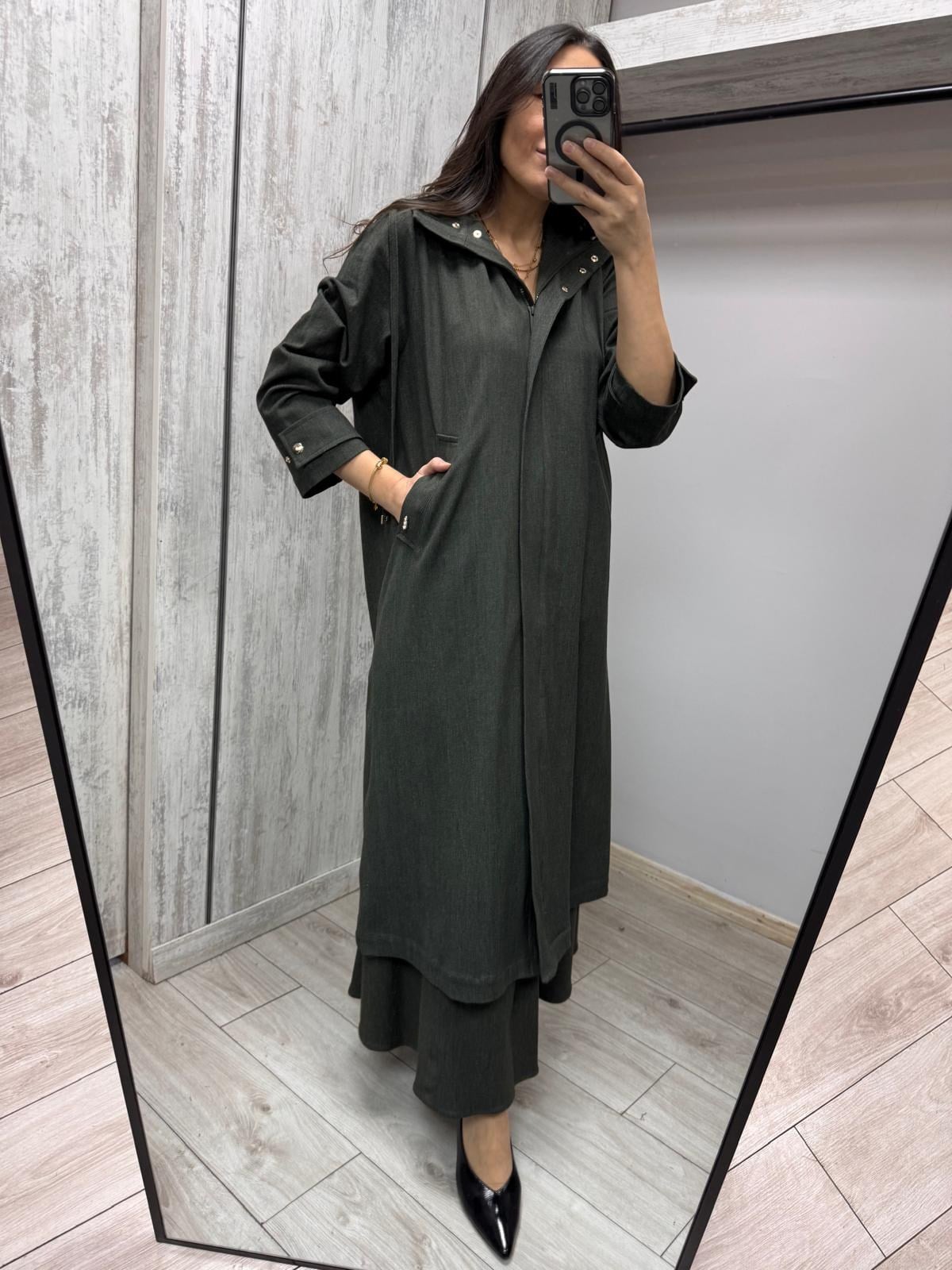 MİSSDALİDA 33268277 KHAKİ TRENÇKOT
