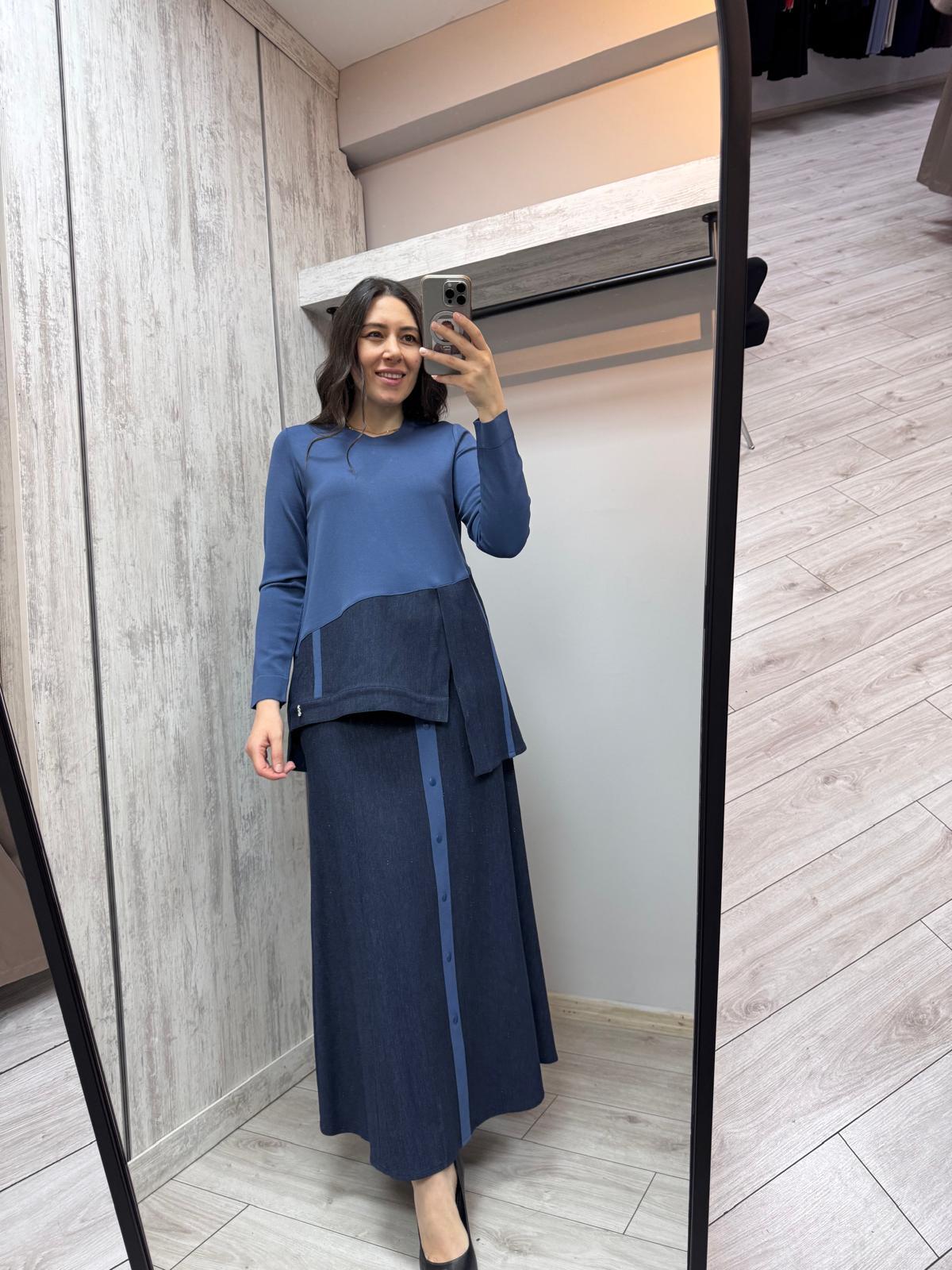 Missdalida T25PF - 2015 İndigo Denim Etek