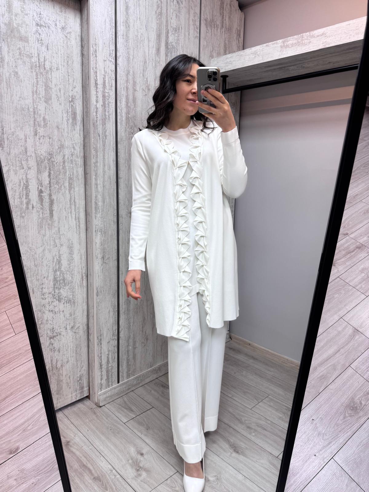 Missdalda 9019 Ecru Merserize Ceket
