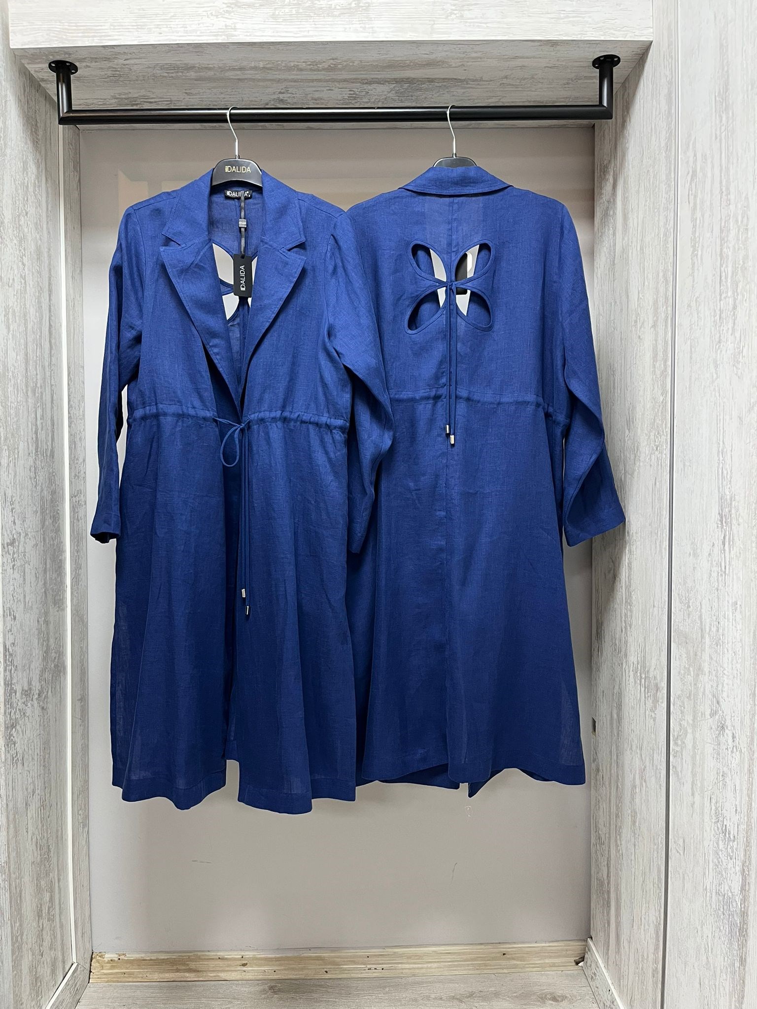 MİSSDALİDA 2268278 NAVY KETEN CEKET