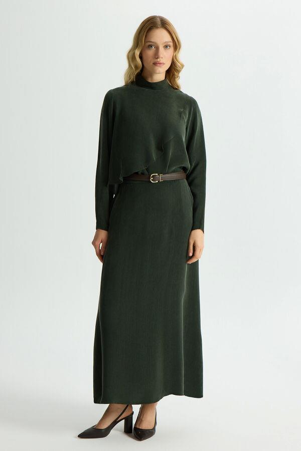 Missdalida 26Y- 2003 KHAKİ A KESİM CUPRO ETEK