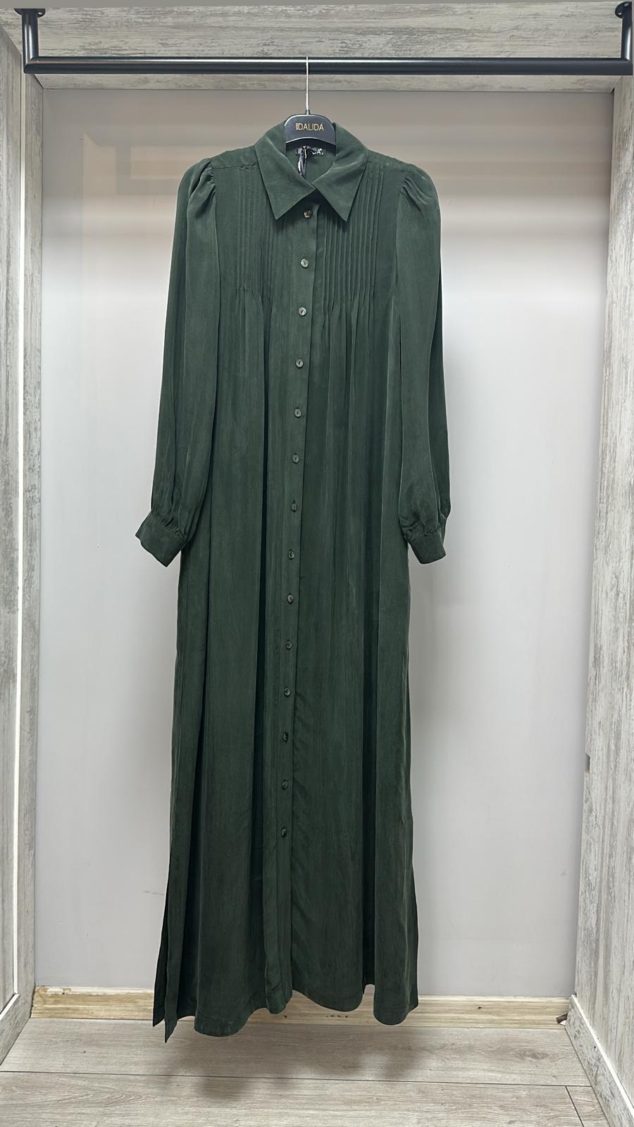 Missdalida 26Y- 8001 KHAKİ NERVÜR DETAYLI CUPRO KAP 