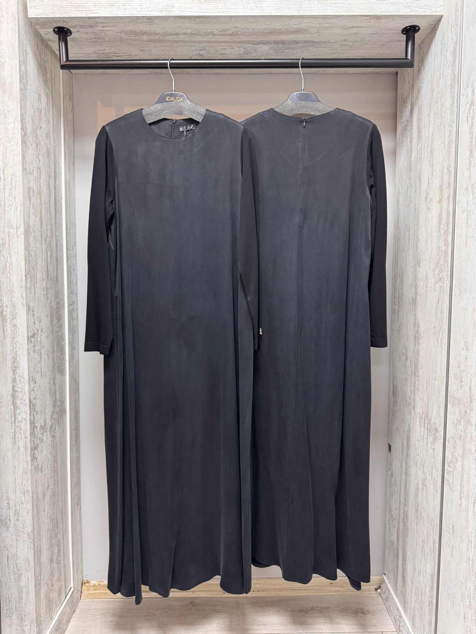 MİSSDALİDA 3264804 BLACK İPEK ELBİSE