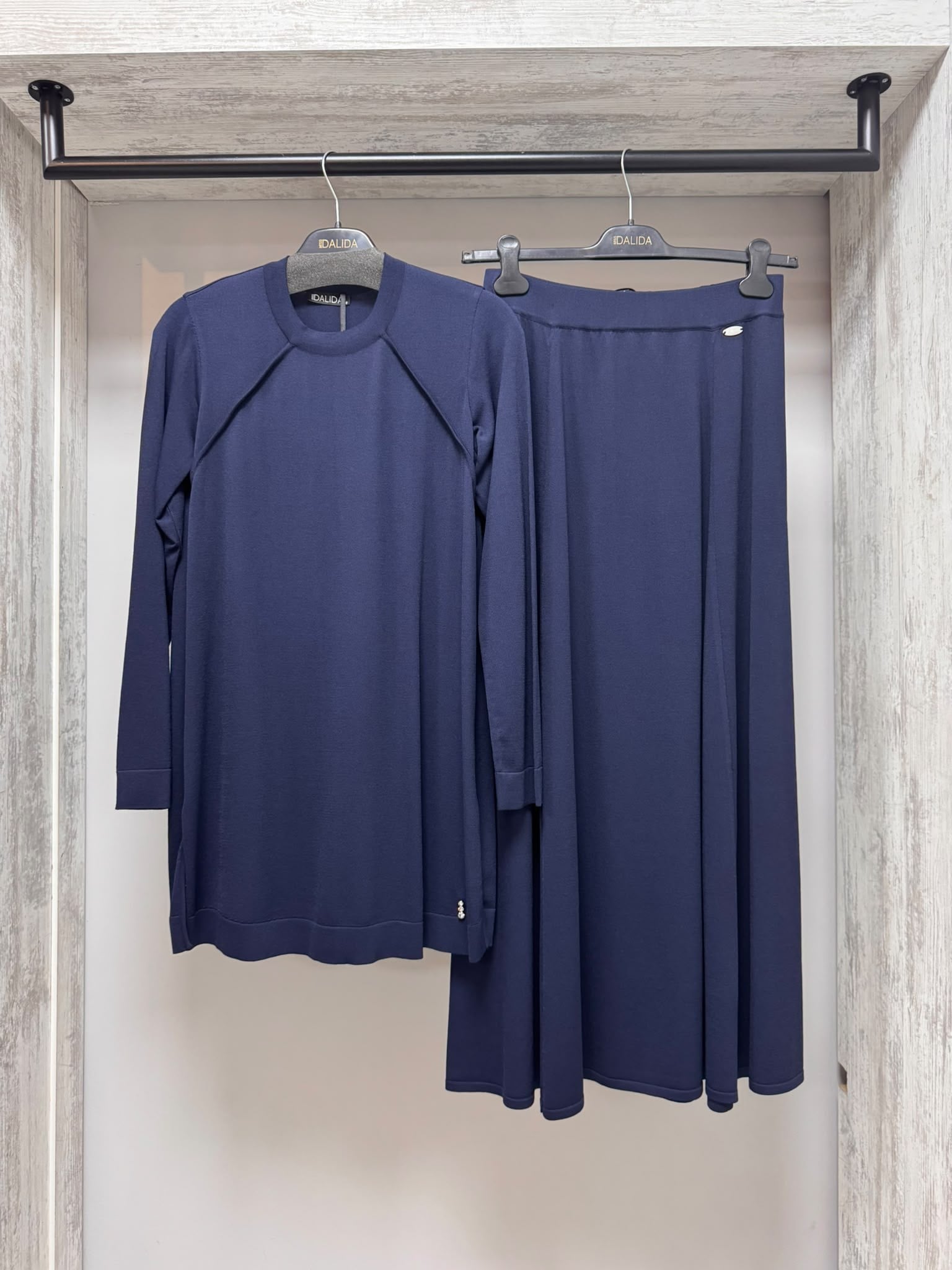 MİSSDALİDA 3266001 NAVY MERSERİZE TUNİK