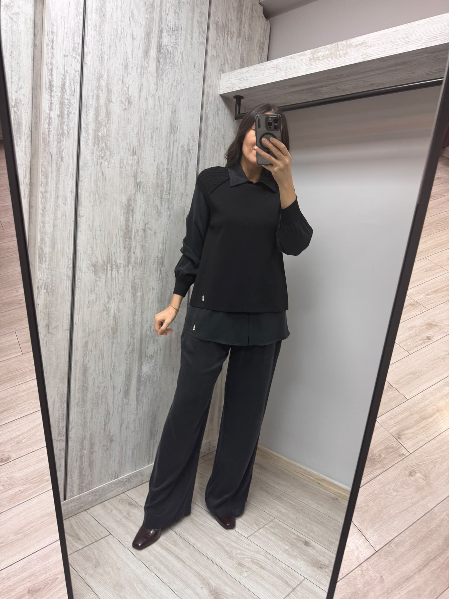 MİSSDALİDA 3266005 BLACK MERSERİZE SÜVETER