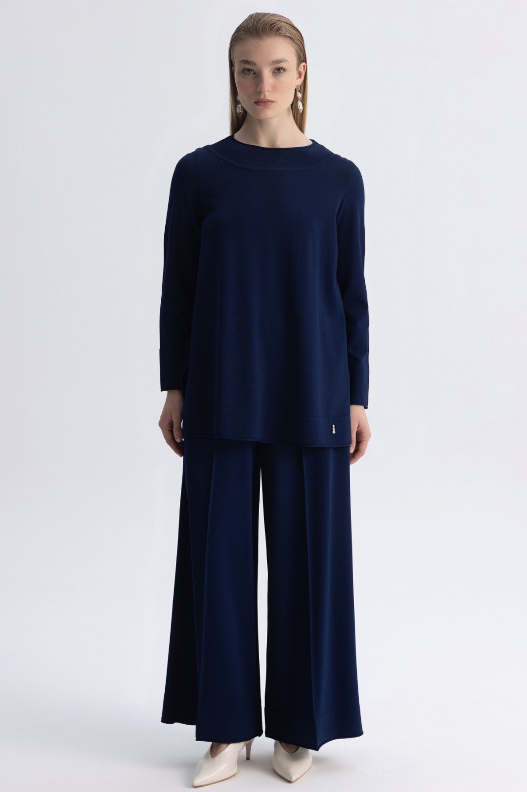 MİSSDALİDA 3266009 NAVY MERSERİZE TUNİK