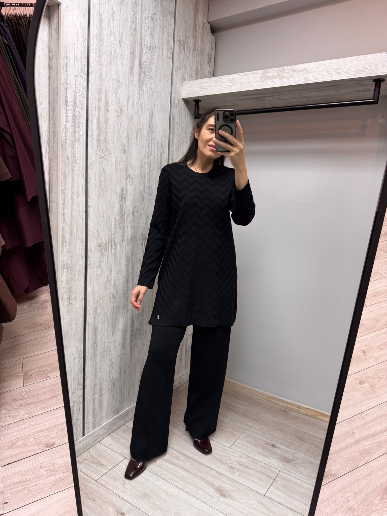 MİSSDALİDA 3267003 BLACK BORU PAÇA PANTOLON