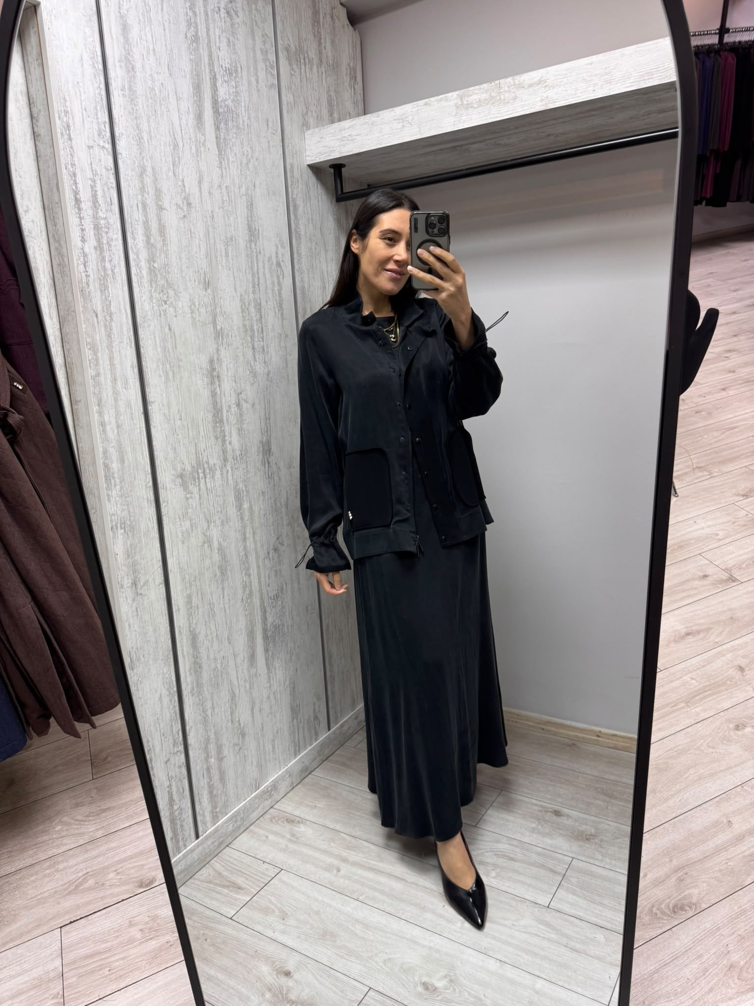 MİSSDALİDA 3268802 BLACK İPEK CEKET