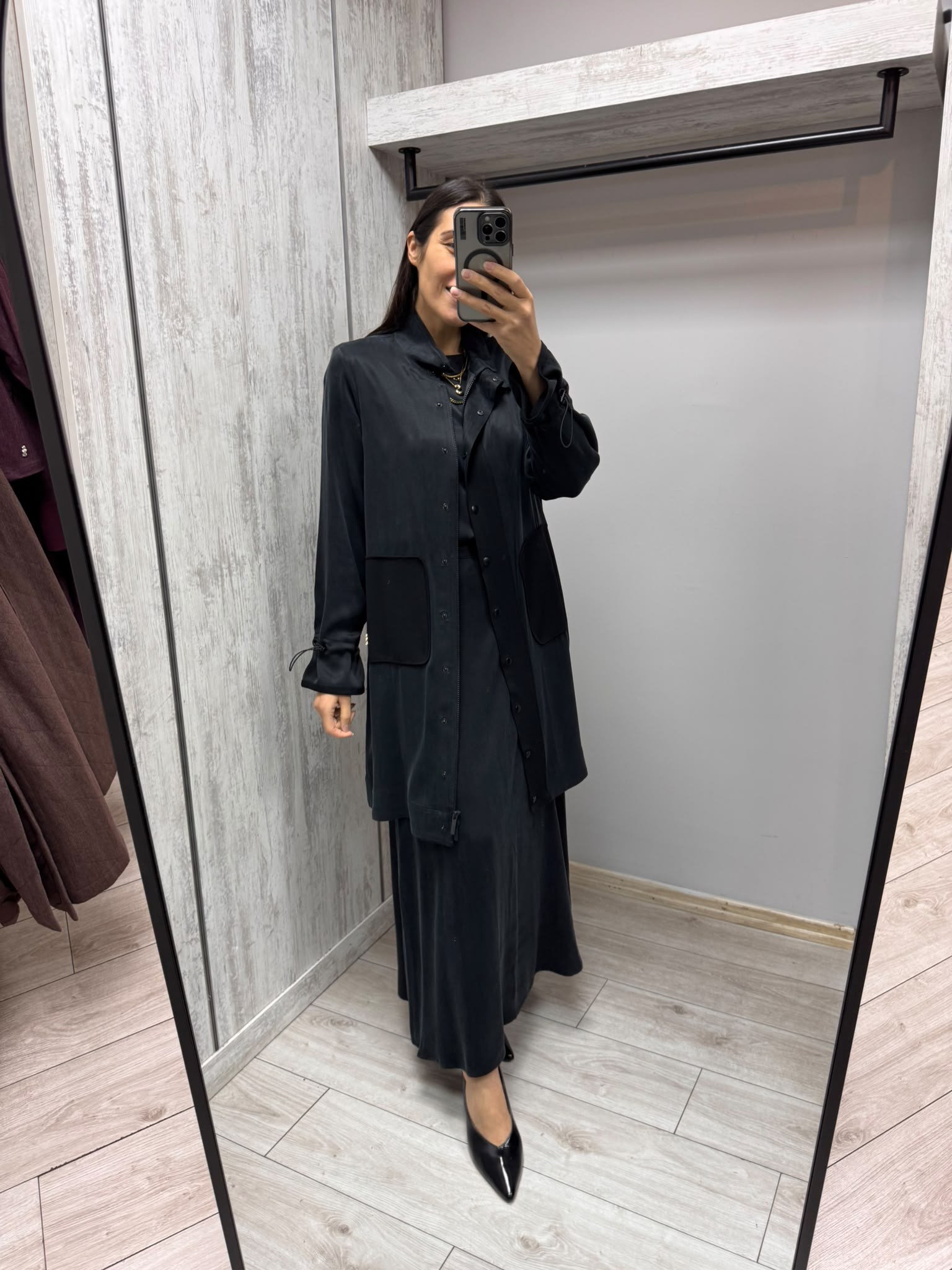 MİSSDALİDA 3268804 BLACK İPEK CEKET