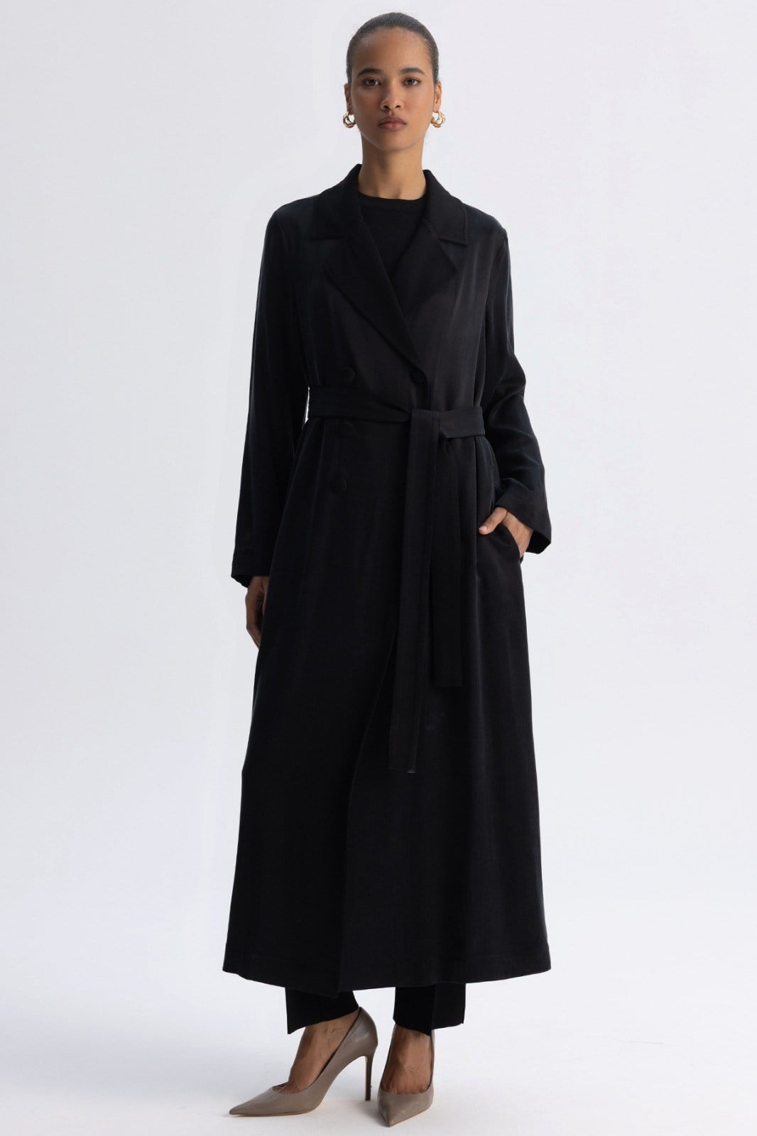 MİSSDALİDA 3268826 BLACK İPEK CEKET