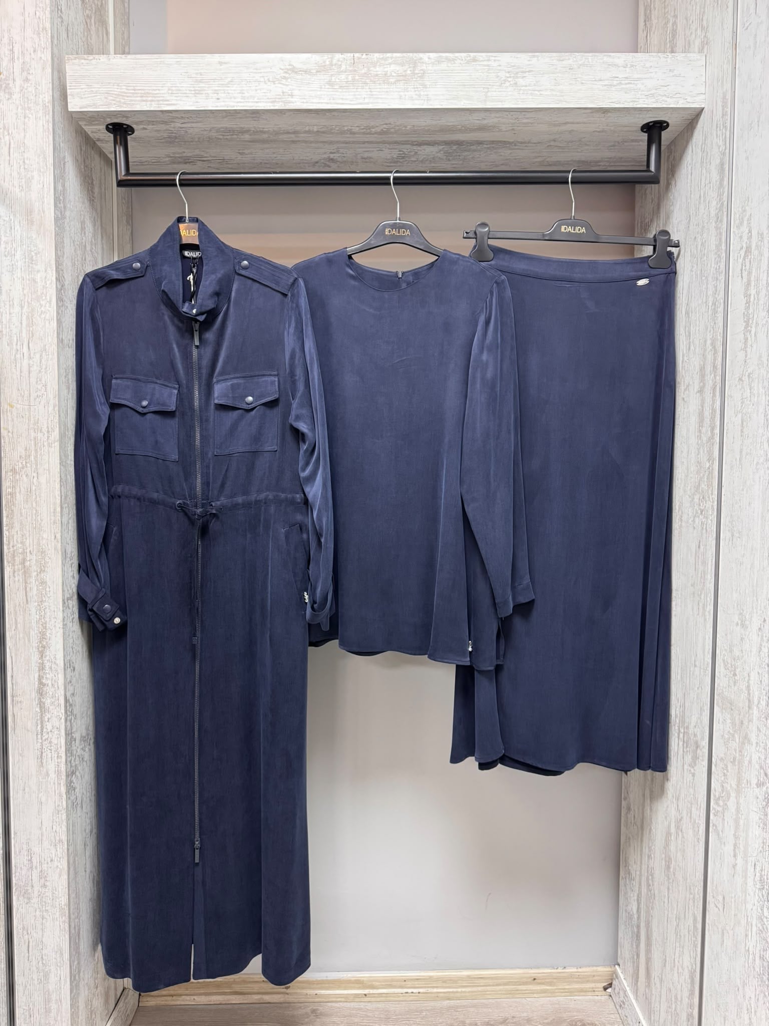 MİSSDALİDA 3268827 NAVY İPEK CEKET