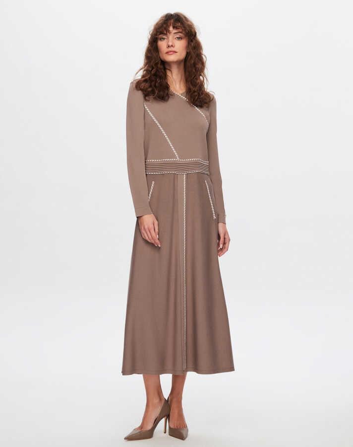 Missdalida 4021 Mink Merserize Elbise