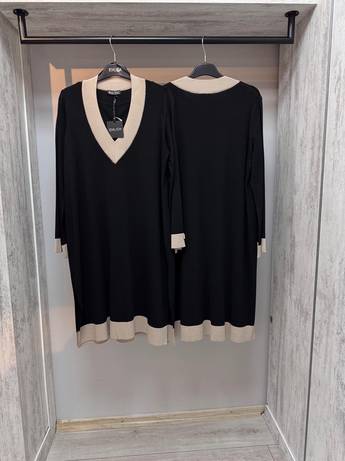 Missdalida 6006 Black Merserize Tunik