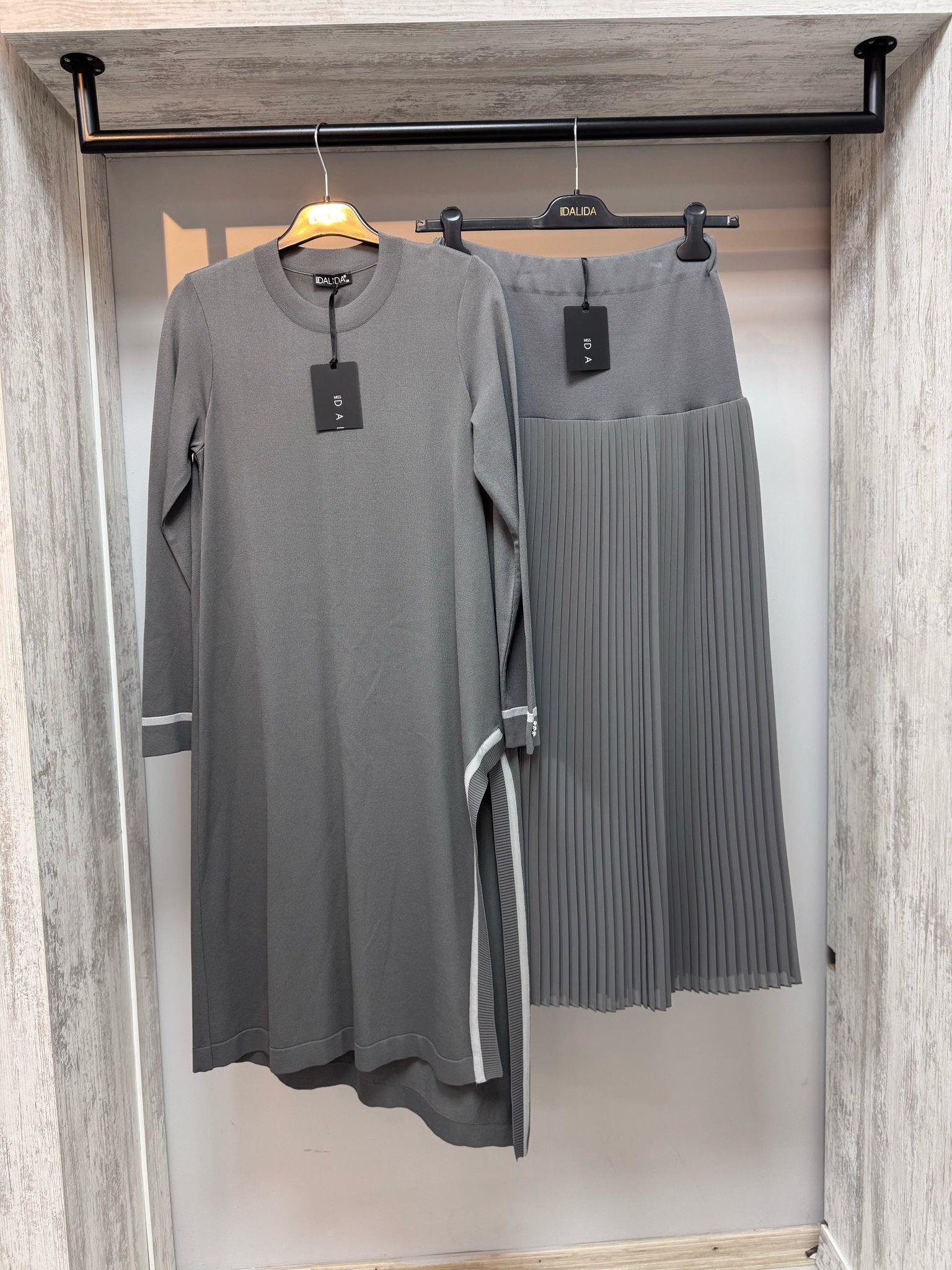 Missdalida 6015 Antrasit Merserize Tunik