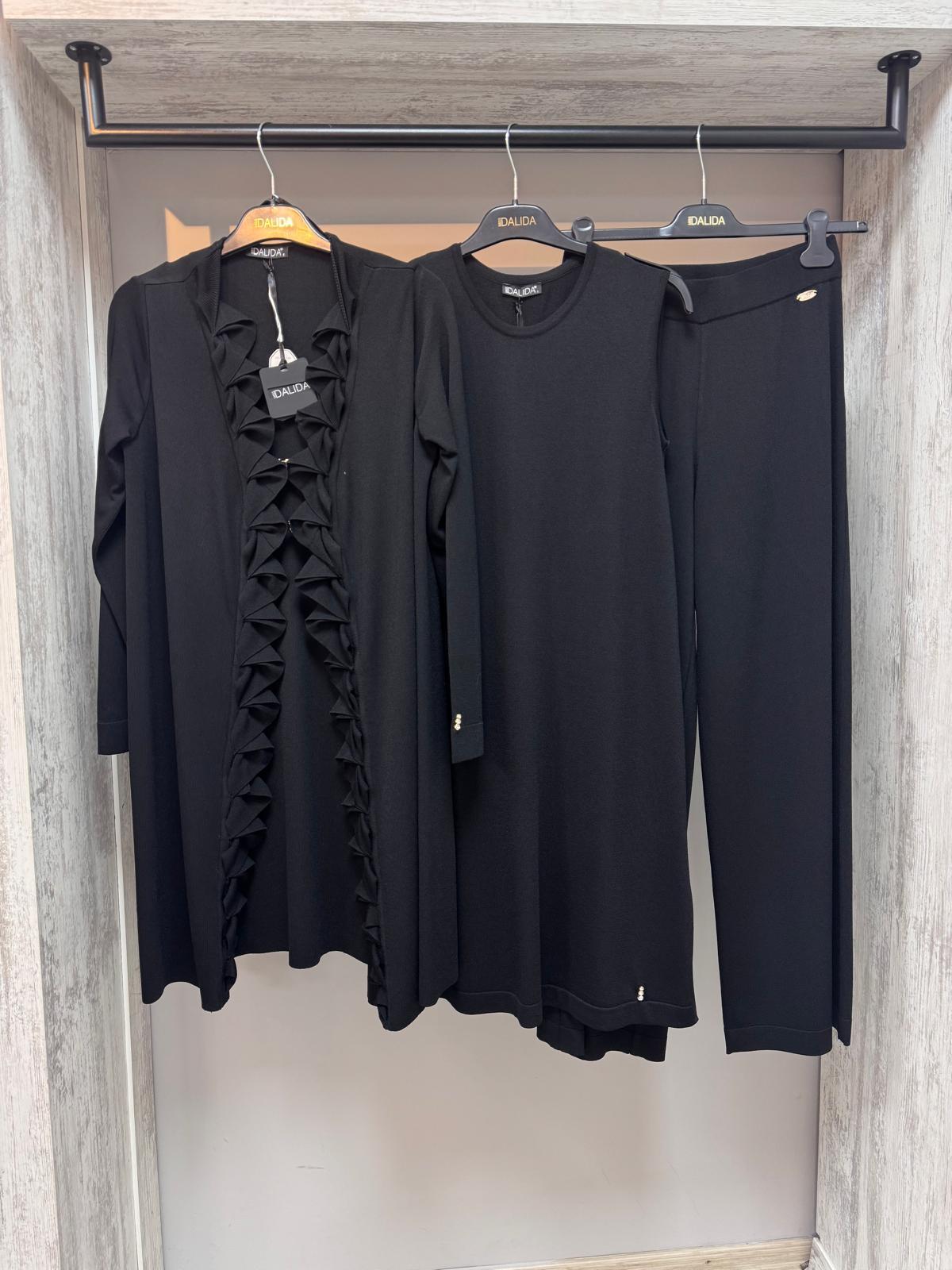 Missdalida 9019 Black Merserize Ceket