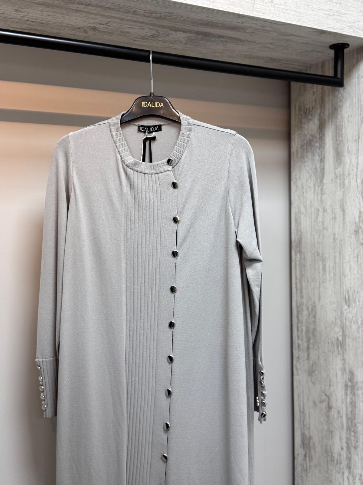 Missdalida 9020 Grey Merserize Ceket 