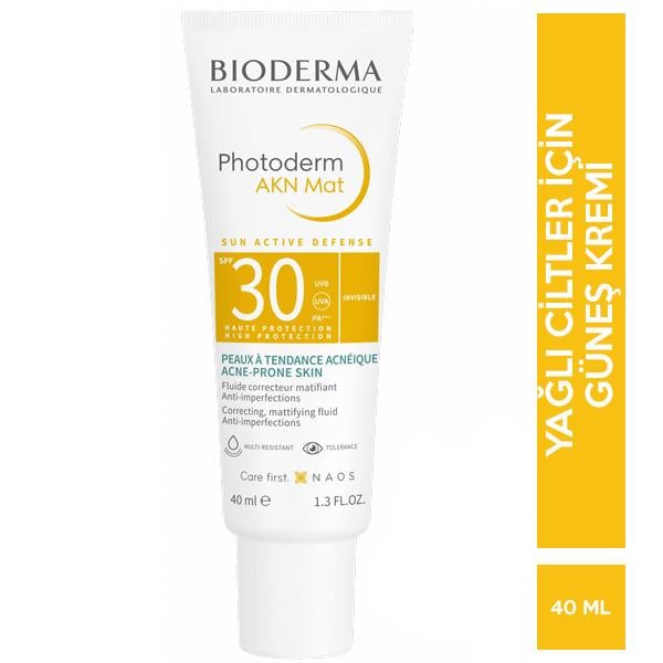 Bioderma Photoderm AKN Mat Krem SPF 30 40 ML Yağsız Güneş Kremi