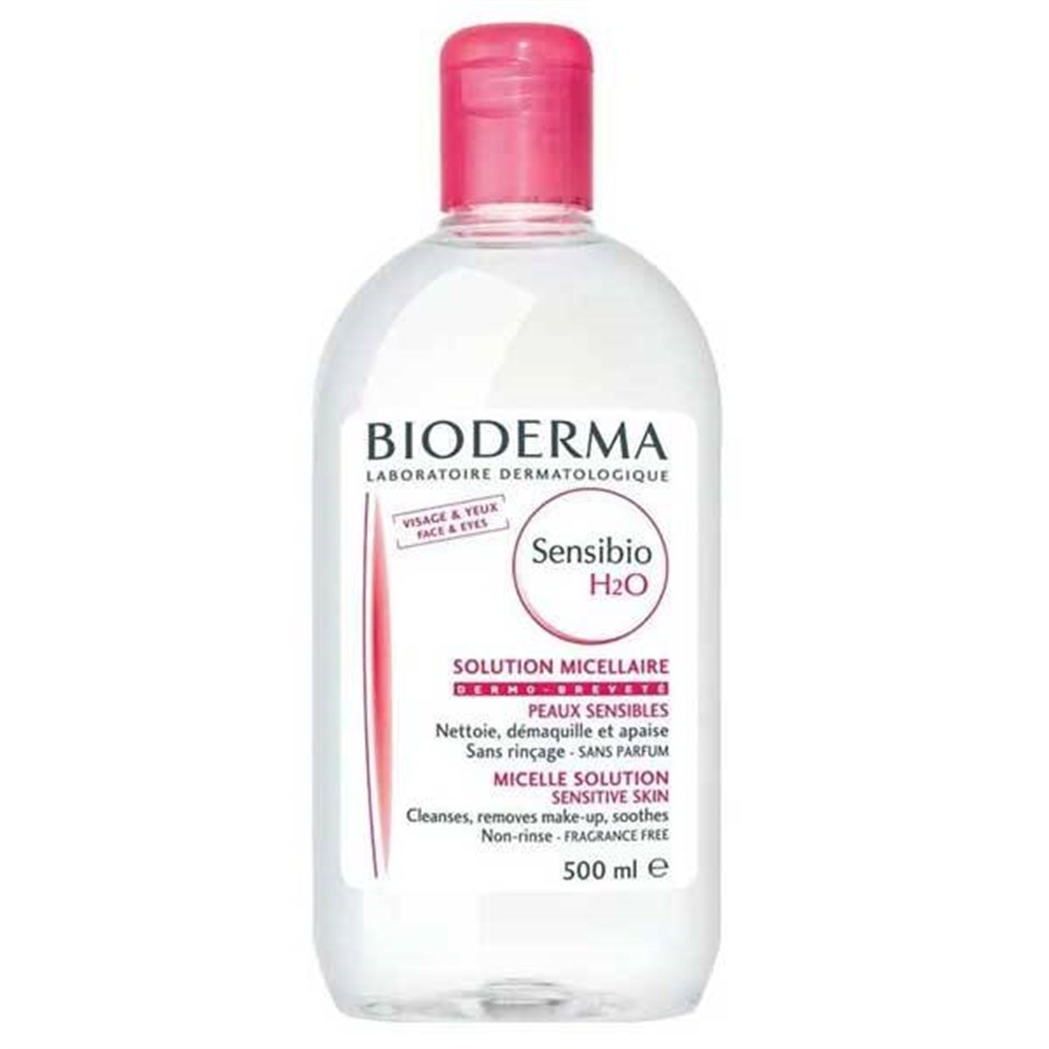 Bioderma Sensibio H2O Micelle Solüsyon 500 ML Hassas Ciltler İçin Makyaj Temizleme Suyu