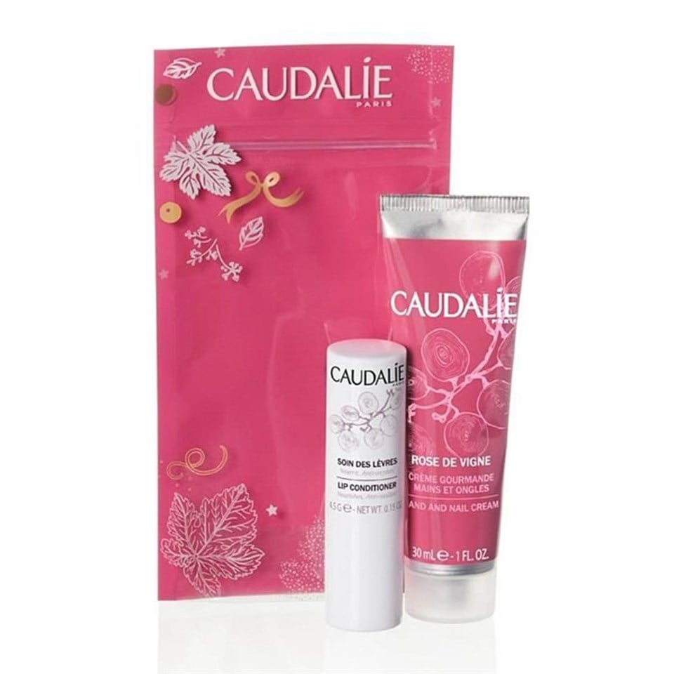 Caudalie Winter Duo Rose De Vigne Set Dudak  El ve Tırnak Bakım Seti 30 ml