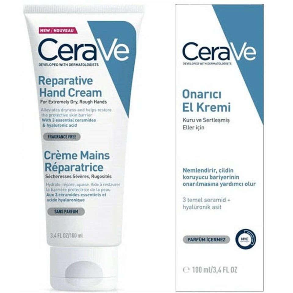Cerave Onarıcı El Kremi 100 ml