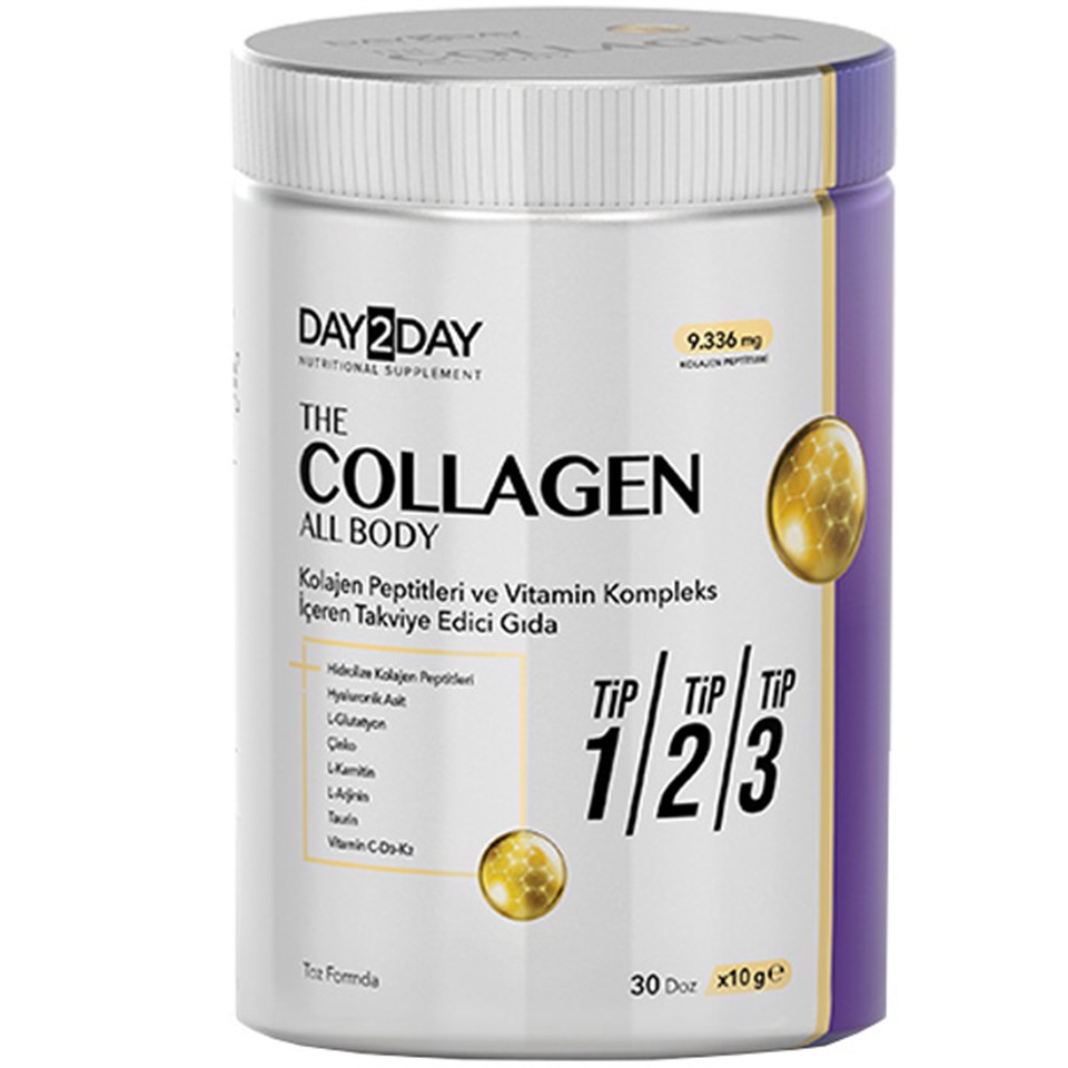 Day2Day The Collagen All Body Takviye Edici Gıda 300 Gr Kolajen Takviyesi