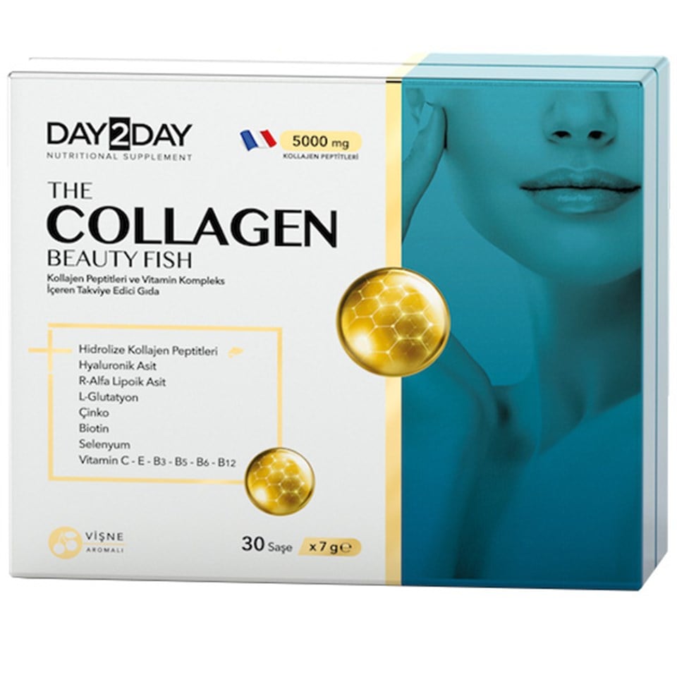 Day2day The Collagen Beauty Fish 30 Saşe Balık Kolajeni
