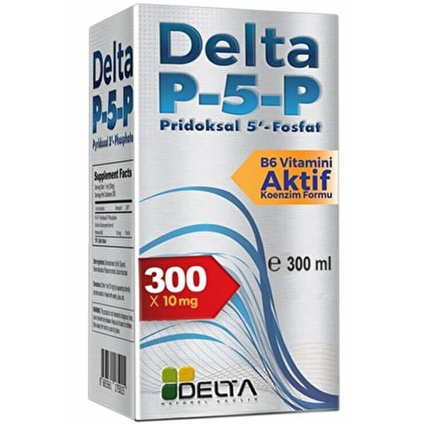 Delta P5P Piridoksal 5 Fosfat Vitamin B6 Şurup 300 ml
