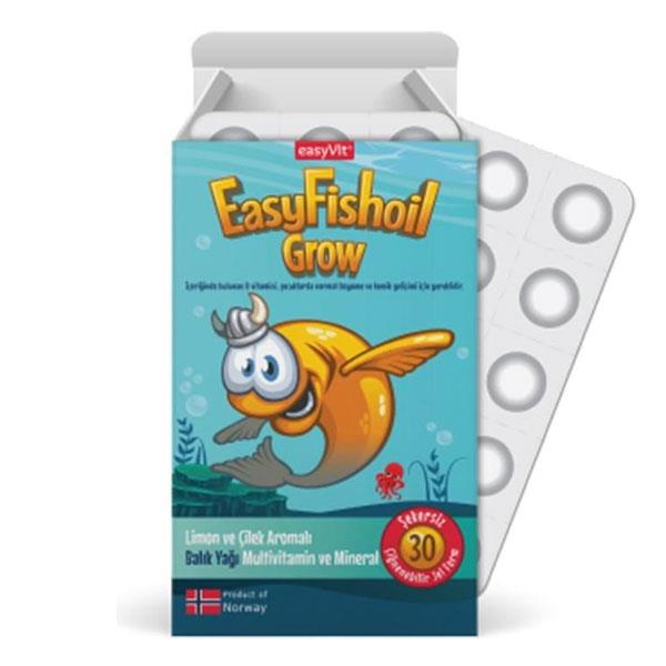 Easy Fish Oil GROW 30 Çiğnenebilir Jel