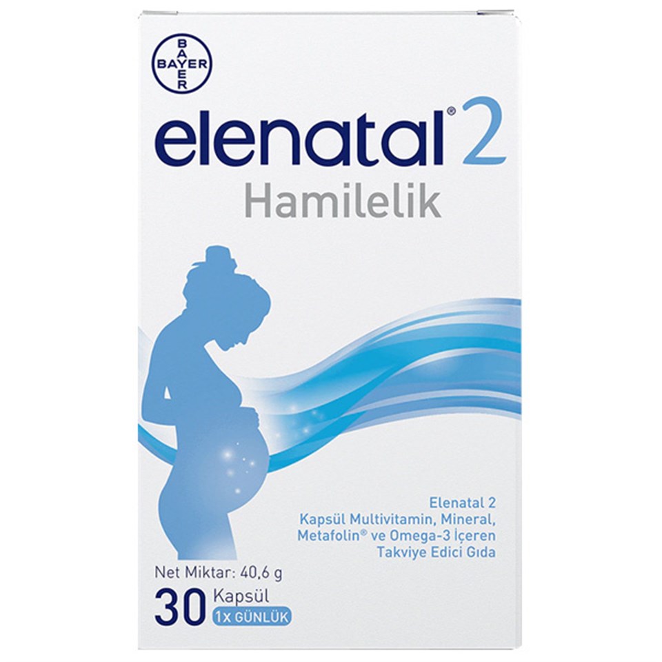 Elenatal 2 Takviye Edici Gıda 30 Tablet