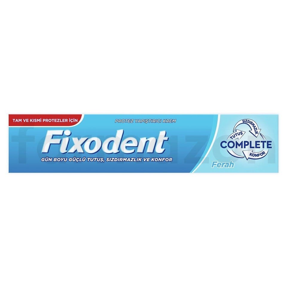 Fixodent Diş Protez Yapıştırıcı Krem Complete Naneli 47 gr