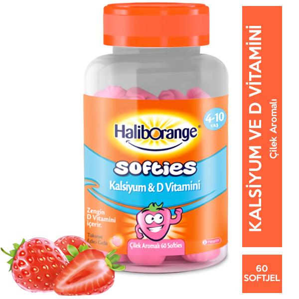 Haliborange Softies Kalsiyum ve D Vitamini 60 Çiğneme Tablet
