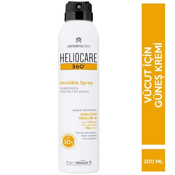 Heliocare 360 Invisible Spray Spf 50 200 ML