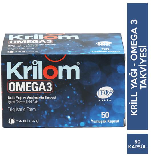 Krilom Omega-3 50 Yumuşak Kapsül