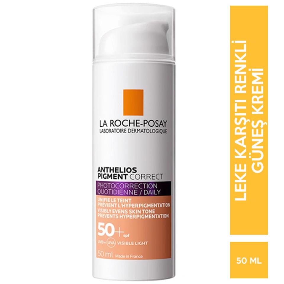 La Roche Posay Anthelios Pigment Correct Tinted Spf 50 50 ML Medium Orta Ton